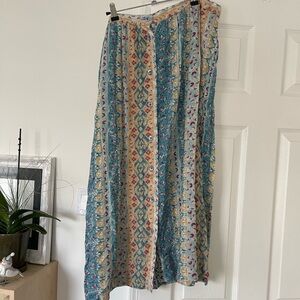 vintage funky buttoned skirt (plus size)